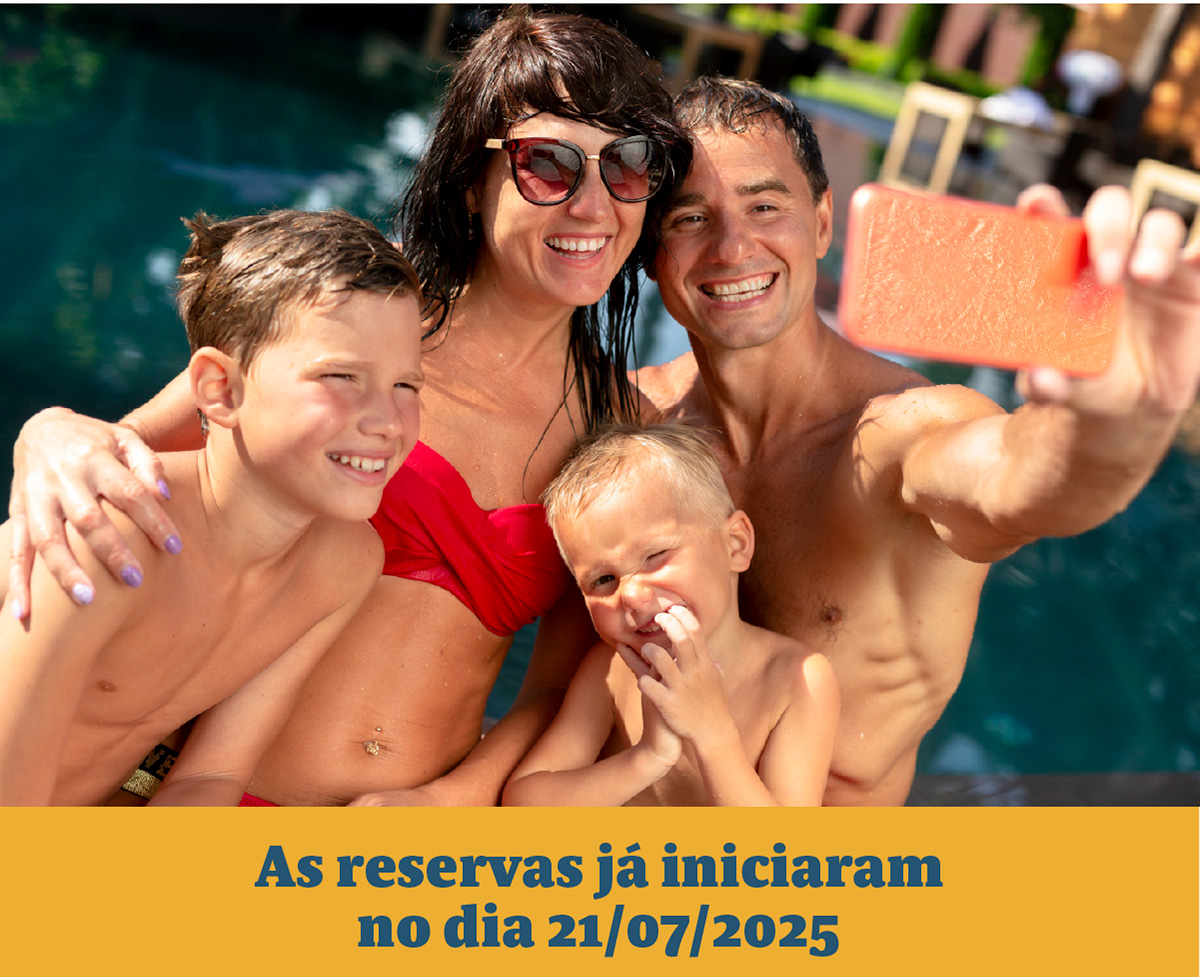 As reservas já iniciaram no dia 21/07/2025