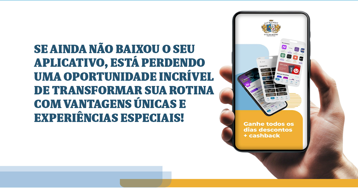 Se ainda não baixou o seu aplicativo, está perdendo uma oportunidade incrível de transformar sua rotina com vantagens únicas e experiências especiais!